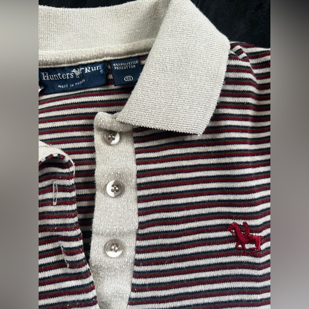 Hunters Run Striped Polo Shirt
